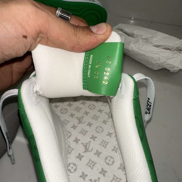 Nike x Louis Vuitton x Virgil Abloh Air Force 1’s AF1s Green/White - Picture 5 of 9